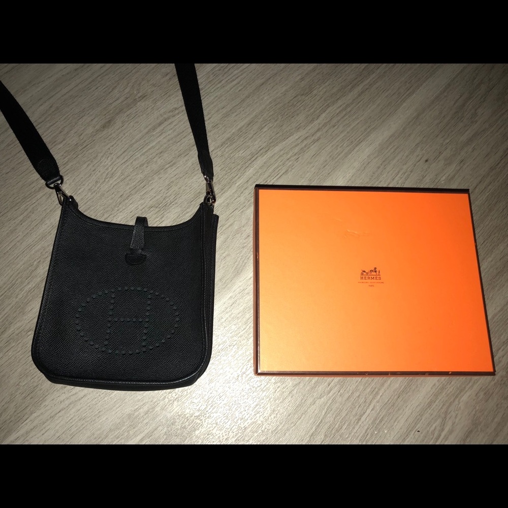 Authentic Hermès mini Evelyn Bag